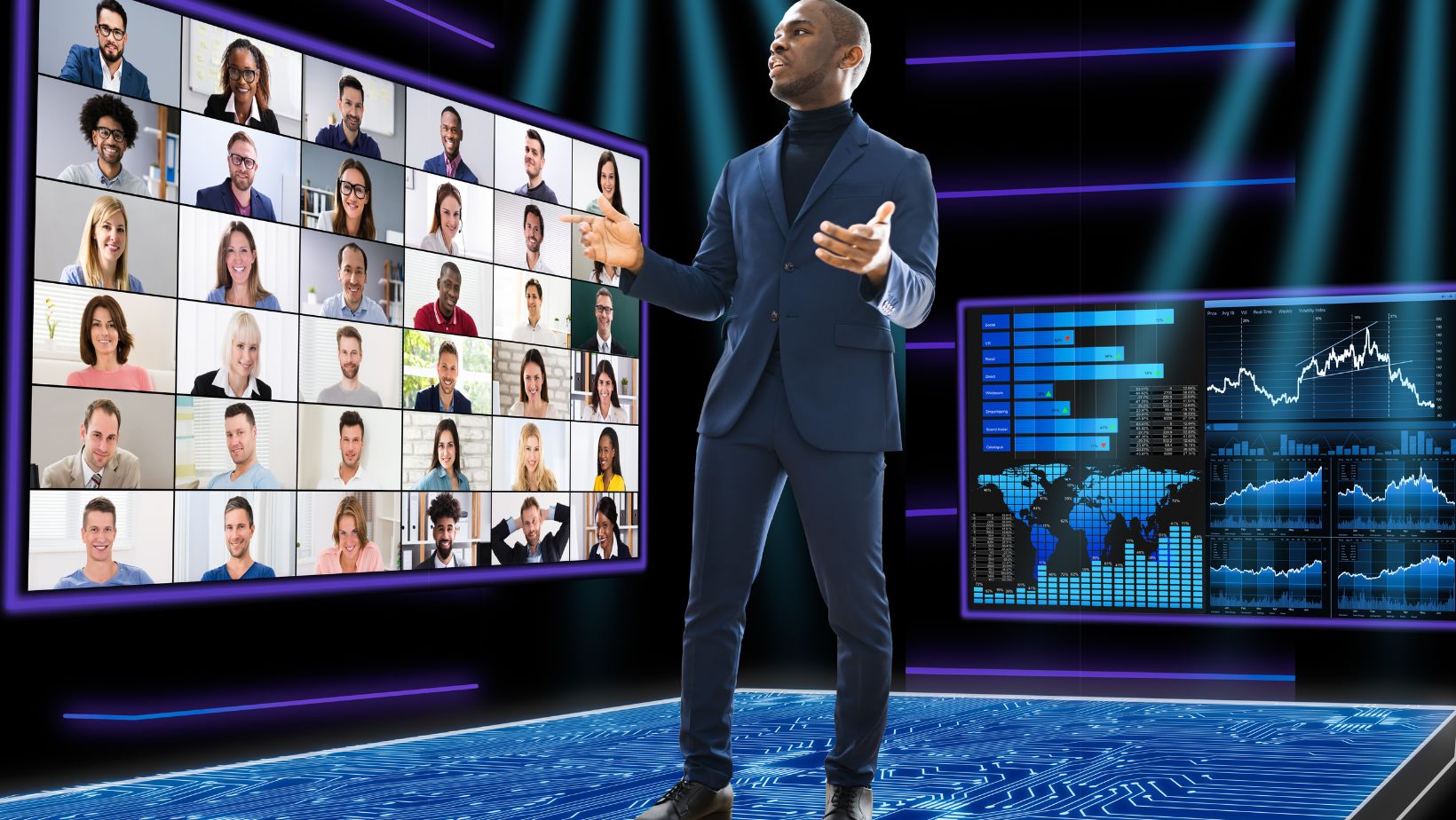 virtual video conference webinar