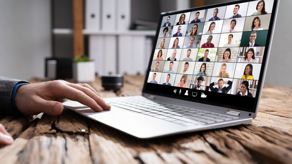 virtual online video conference